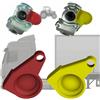R-Satz Shop Tappo antipolvere per testa frizione, coperchio rosso giallo, testa ad aria compressa, tappo standard per camion (set da 2 pezzi (1 giallo e 1 rosso)