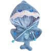 niannyyhouse Vestiti per bambola di peluche, 10-15 cm, mantello compatibile con bambola Labubu da 17 cm (blu)