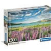 Clementoni - Puzzle 1500 Pezzi per Adulti e Ragazzi, Collection, Tema Lago Tekapo, con Poster Incluso, Compact Box, Idea Regalo Uomo e Donna, Made in Italy, 84,5x59,5 cm, 31731