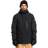 Quiksilver Collegamenti Missione JK M Snjt Giacca, Nero, S Uomo
