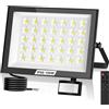 Lightasea Faro LED da 100 W con sensore di movimento, 10.000 lm, con telecomando, bianco freddo 6500 K, ultra luminoso, impermeabile IP66, per giardino, garage e patio