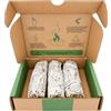 SALVIA | Salvia Bianca Naturale Mazzo (3 pz) | Smudge Stick per Purificazione Energetica, Casa, Meditazione e Relax | Incenso Naturale