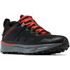 Columbia Facet 75 Outdry, Scarpe da Trekking Basse Uomo, Black Fiery Red 2024, 40 EU