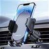 Miracase Supporto per telefono da auto, stabile, doppio gancio in acciaio, rotazione a 360°, supporto per telefono cellulare con pulsante di rilascio per iPhone, Galaxy, tutti gli smartphone da 4 a 7