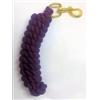 Nature Child Corda in cotone per cavallo/pony, con clip in ottone, 1,8 m, colore: viola