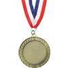 PATIKIL Medaglia Premio, Medaglia del Primo Posto con Nastro al Collo per Competizioni Giochi Sportivi Gare di Ortografia, Larga 3 Pollici, Oro