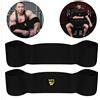 WFX Panca Fitness Fionda Blaster Cinture per Sollevamento Pesi Sling Strength Lifts Press Training Pesi Pesanti Powerlifting Push up Doppi Squat Esercizi in Palestra (X-Large, Nero) (Nero, 3XL)