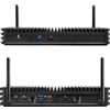WEELIAO Intel BKCMCR1ABB NUC Rugged Chassis Element Dual LAN Fanless Mini PC Cum Intel Core i5-8365U Processor, vPro Function,8GB DDR3 RAM,256GB SSD