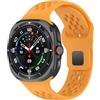 TOPsic Silicone Cinturino per Samsung Galaxy Watch Ultra 47mm, Braccialetto di Ricambio in Silicone Morbido Regolabile Orologio Sportivo Cinturino per Samsung Galaxy Watch Ultra 47mm Donne Uomini