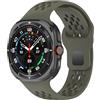 TOPsic Silicone Cinturino per Samsung Galaxy Watch Ultra 47mm, Braccialetto di Ricambio in Silicone Morbido Regolabile Orologio Sportivo Cinturino per Samsung Galaxy Watch Ultra 47mm Donne Uomini