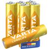 Varta 4103101416 Longlife Batteria Alcalina, Ministilo AAA LR03, Confezione da 6 Pile Confezione risparmio - il design può variare