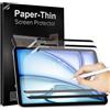 TiMOVO 2 Pezzi Magnetica Feel-Paper Carta Pellicola Protettiva per iPad Air 11 Pollici (M4/M3/M2-2026/2025/2024), Pellicola di Carta Opaca Rimovibile e Riutilizzabile per iPad Air 11, Smerigliato