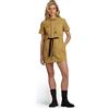 G-STAR Donna Army Dress Short Sleeve, Verde scuro (toasted gd D20487-C436-C723), S