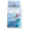 Caleffi Copriletto Trapuntato Singolo FrozenDream 160x260 cm in 100% Cotone azzurro - Imbottitura Leggera 90 gr - Trapuntina Mezza Stagione Letto 1 Piazza