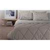 Bassetti Completo Letto Matrimoniale FLANELLA 2 Piazze di Puro Cotone Lenzuolo sopra + sotto con Angoli + 2 Federe (Hope, Matrimoniale)