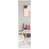 Generic Grande specchio rettangolare da parete senza cornice, 30 x 100 cm, specchio per trucco in acrilico autoadesivo per camera da letto, soggiorno, ingresso, elegante decorazione per la casa, facile
