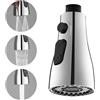 Zdbdbd 3 Funzioni Rubinetto Doccetta Estraibile Ricambi,Rubinetto per Cucina G 1/2 inch Ricambi Doccetta Cucina,Spruzzatore da Cucina,Ricambio Doccetta Lavello Cucina per Rubinetto Cucina