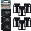 StealthMounts Supporto batteria compatibile con Makita 12V CXT (confezione da 6) - Nero | Supporti batteria StealthMounts | Prodotto nel Regno Unito