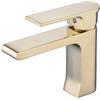 Beelee Rubinetto Bagno Lavabo Rubinetto Moderno di Alta Qualità Miscelatore Monocomando per Lavabo Bagno Rubinetto Lavandino Bagno,Pennello dorato, Beelee BL6308BG