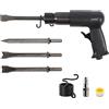 UPWOOD UW-AH190 - Kit martello pneumatico a canna media con fermo a cambio rapido e 5 scalpelli, corsa 2-5/8 pollici, 3500 BPM, peso leggero