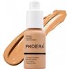 Glamza Phoera Foundation - Correttore per fondotinta, copertura completa, tappetino Brighten Long Lasting UK (105 sabbia)
