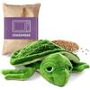 Habibi Premium MIDI Deluxe - Cuscino Termico / Peluche per Neonati e Bambini - Imbottitura di Miglio Rimovibile per Riscaldamento nel Microonde, Adatto Anche per Adulti (Tartaruga)