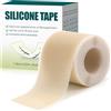 Erzekrim Silicone Scar Sheets, Cerotti Cicatrici Riutilizzabili per Cicatrici Nuove e Vecchie, Cerotti Silicone Cicatrici, per Cicatrici da Taglio Cesareo, Cicatrici Chirurgiche, Ustioni, Cheloidi