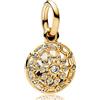 RMMY Ciondoli In Argento Sterling 925 Per Bracciali Da Donna Cerchio Cavo In Oro Zirconi Cubici 5a Regalo Di Natale E Compleanno Per Donna