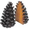 Creative Co-Op Resin Pinecone Bookends by Creative Co-Op