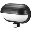 EURA EL-HOME ‎Lampada ML-10B7 con sensore di movimento 180° PIR, E27 - per esterni, applique, portalampada da giardino, portalampada - nero