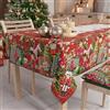 PETTI Artigiani Italiani - Tovaglia Natalizia Antimacchia Quadrata Copritavolo Natalizio Cucina Disegno Soldatini X4 Posti (140x140 cm) 100% Made in Italy