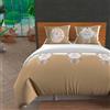 Soleil d'ocre Copripiumino 260X240 ESPRIT DE FAMILLE GRIS