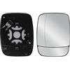 LONGLING Ricambio sinistro lato conducente specchietto retrovisore esterno vetro riscaldato con piastra posteriore vetro specchio per Renault Trafic Nissan NV300 Opel Vivaro Fiat Talento 2014-2022