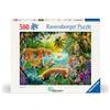 Ravensburger Puzzle 12001384 - Tiger Family in the Oasis - Puzzle da 500 pezzi per adulti e bambini dai 12 anni in su