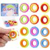 Nivaobi Fidget Anello Toys per bambini e adulti, 12 anelli antistress per agopressione, anello Anxiety Fidget Spinner Ring Anxiety Fidget Spinner Ring, Sensoriale Autismo per giocattoli, lenitivo in caso di