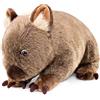 RLOMUTE Peluche Vombato Giocattolo Wombat morbido e carino adatto per San Christmas regali per feste compagni camera da letto per auto decorazione per la casa regalo per bambini marrone 11pollici