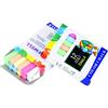 PARENCE.- Set di 12 gessetti colorati/disegno lavagna/bianco, rosso, blu, verde, arancione, giallo (x2) - 8cm