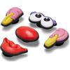 Crocs Confezione da 5 ciondoli per scarpe unisex, motivo: Mrs Potato Head, multicolore, taglia unica, Multicolore, Taglia unica