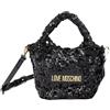 Love Moschino BORSA PAILETTES+TPU NERO