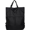 ARVALOLET Borsa unisex for il tempo libero, leggera, for uomo e donna, casual, grande capacità, tinta unita, multifunzionale, versatile borsa for attività all'aria aforta, Nero