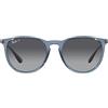 Ray-Ban Rb4171 Erika Occhiali, Marrone Chiaro Trasparente, 54 Unisex-Adulto