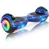 SISIGAD Offroad Hoverboard Kinder Adults mit 6,5 Reifen Leistungsstarke große Batteria Hoverboard Bluetooth-Lautsprechern LED-Licht,