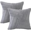 Artoid Mode Set di 2 federe per cuscini in velluto a coste, 45 x 45 cm, stagionali, per divano, camera da letto
