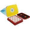 Kenekos - 10 Sacchetti per aspirapolvere con Coperchio in Cartone Robusto, Inclusi Filtro HEPA e Filtro di Scarico, Adatti all'aspirapolvere Lux 1 D 820 Royal di Electrolux