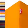 r-up Passt lenzuolo con angoli 90x200-100x200 fino a 35 cm di altezza tanti colori 100% cotone 130g/m² (arancia)