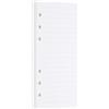 PATIKIL Inserti a Righe A6 per Raccoglitori a 6-Anelli Fogli Mobili per Planner, 80 Fogli/160 Pagine, Lineati, Bianchi