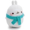 NICI Peluche di Molang con sciarpa, morbido e tenero pupazzo per coccole e giochi, per adulti e bambini, bianco, in confezione regalo - 62227