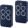 Puiseno 2 Pezzi Telecomando Porta del Trasmettitore del Garage 433MHz,Telecomando Cancello 4 Canali Compatibile con XT4 433 RC Codice 787456