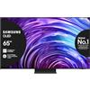 Samsung TV QE65S95DATXZT OLED 4K, Smart TV 65 Processore NQ4 AI Gen2, Infinity One, DVBT-2, Q-Symphony & Dolby Atmos, compatibile con Bixby, Alexa e Google Assistant, Graphite Black 2024