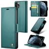 Rerzoiro Cover per iPhone 11 Pro Max Custodia Portafoglio [Blocco RFID] Premium Pelle PU Wallet Case Flip Libro con Porta Carte Slot Supporto Flip Case per iPhone 11 Pro Max, Blu-verde